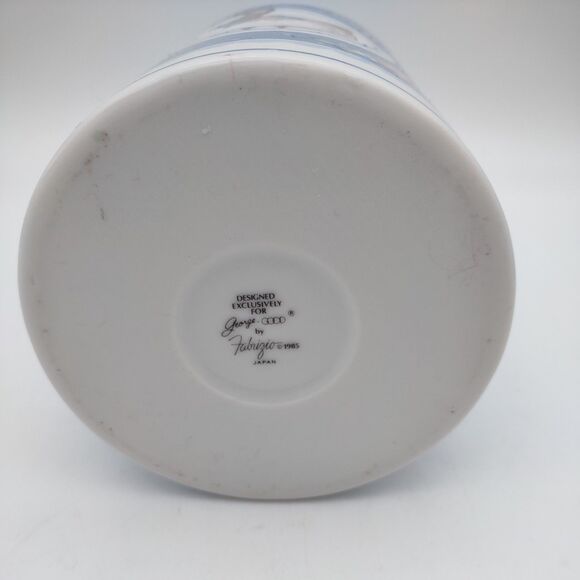 VTG Country Goose Ceramic Jar 80s George Good Fabrizio Japan 1985 Utensil Holder - Picture 3 of 4